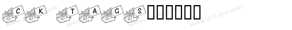 CK Tags字体转换